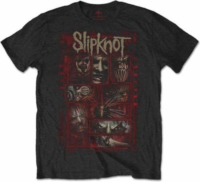 Slipknot - Sketch Boxes Heren Tshirt - M - Zwart