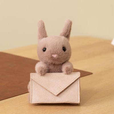 Envelop Koala's Pluche Speelgoed Gevuld Konijn Boodschapper Dieren Creatief Speelgoed voor Kinderen Verjaardagscadeau about 17-20cm