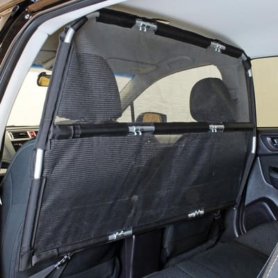 Hondenbarrière Auto - Reishekje Huisdier - Veilig Reizen - Kras- en Scheurbestendig - 50 inch breed - Zwart