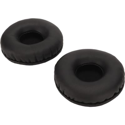 Vervangende oorkussens Zacht schuim Kunstleer Flexibel Universele Oorkussenhoes voor 70mm black