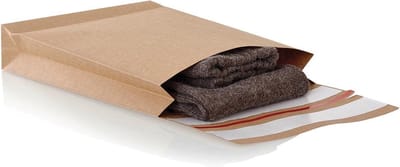 e-Green enveloppen met blokbodem, ft 350 x 250 x 50 + 96 mm, doos van 250 stuks