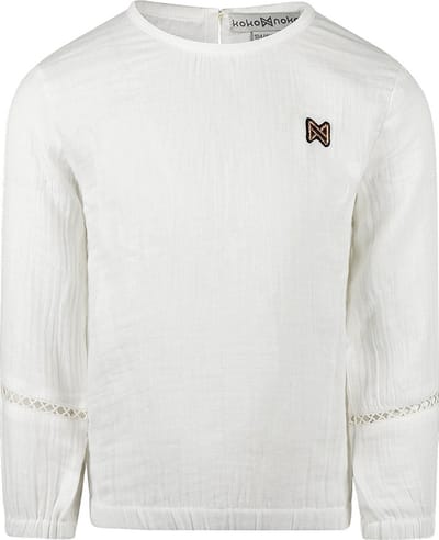 Koko Noko Meisjes Blouse - Off white