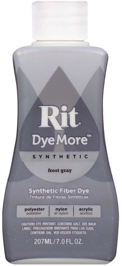 Rit Dyemore Frost Grey - Voor synthetische stoffen - Rit