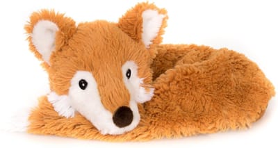 Magnetron warmteknuffel nek vos 78 cm - opwarmknuffel nekwarmer vos - heatpack / coldpack vos - Kruik knuffel nekkussen voor kinderen