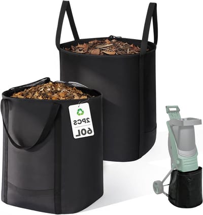 Opvangzak voor Tuinhakselaars - Universeel - 60 Liter - Vervangende Bladblazerzak - Voor Tuinonderhoud