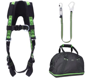 Kratos complete set valbeveiliging standaard-plus - Leeflijn band 1,8m - Maat S-L