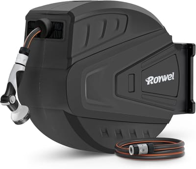 Tuinslanghaspel 30 m met wandmontage en automatisch terugspoelen