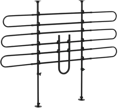 Atlasyx hondenhek - Hondenrek auto - Auto hondendeken achterbank - Hondennet auto - Antislip zuignappen - 87 x 135 cm - Zwart