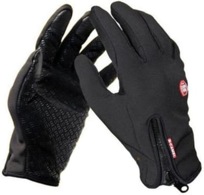 Kwalitatieve Medium Handschoenen - Wintersport - Schaatsen - Snowboarden - Skiën - Wielrennen - Uniseks - Zwart