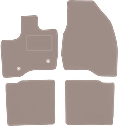 Beige veloursmatten voor: Ford Explorer MK5 SUV (2010-2019)