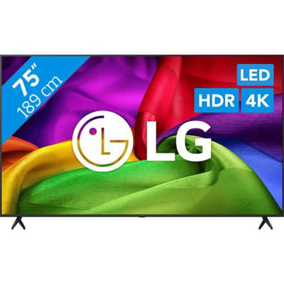 75 inch LG NANO 4K UHD AI NU80 Smart TV 2026 - 75NU800B6LA