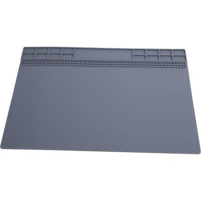 Tapis en caoutchouc antidérapant pour réparation de montres, accessoire d'entretien pour horloger, gris gray