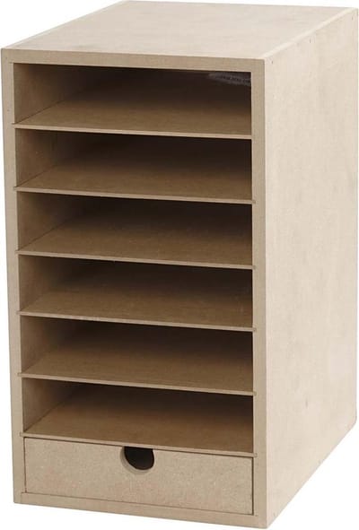 Papier opslag unit, H: 31,5 cm, D: 24,5 cm, B: 18 cm, A5, 1 stuk