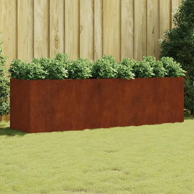 vidaXL - Plantenbak - verhoogd - 280x80x80 - cm - cortenstaal