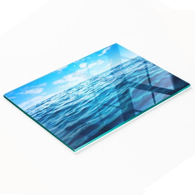 Multifunctionele decoratieve snijplank voor de keuken, gehard zeewater, 80x52 cm
