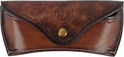 Deluxe Leren Brilcase voor Lezen - Harde Opbergtas voor Brillen, Bescherming en Stijl
