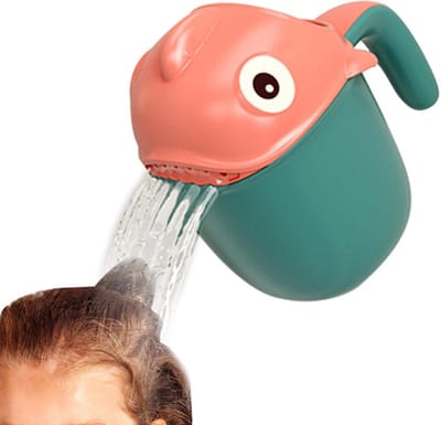 Shampoo Spoelbeker,Cartoon Kinder Douche Shampoo Beker - Doucheshampoobeker Multifunctionele Badwasshampoo Rinser Voor Peuters, Baby's, Kinderen En Kinderen