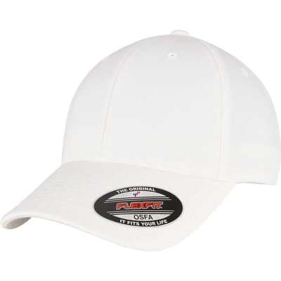 Urban Classics - Alpha Shape Flexfit pet - S/M - Wit
