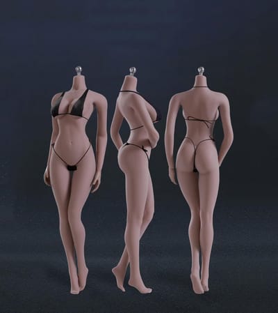 Naadloze 1/6 Schaal Vrouwenbody - Flexibel en Artikuleerbaar Actiefiguur voor Cosplay en Decoratie