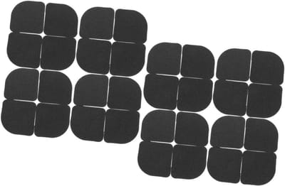Apparaat Stabilisatiepads - Geluidsdempende Voeten - Apparaten Dempen - Eenvoudige Installatie - 32 Stuks - Zwart