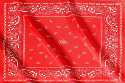 Boerenzakdoek vlag | Boerenzakdoek rood| 200x 100 cm