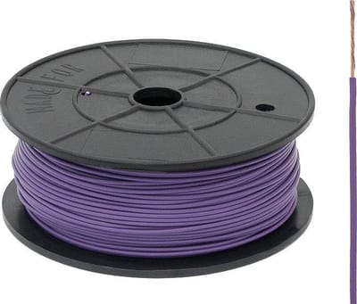 FLRY -B kabel - 1x 0,75mm - Paars - Per meter
