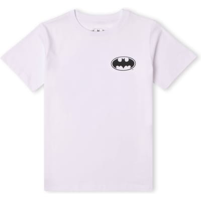 DC Batman Pocket Logo Kids' T-Shirt - White - 98/104 (3-4 jaar)