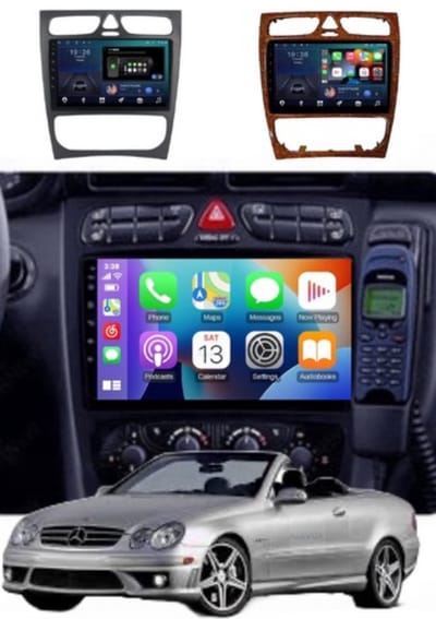 ADIVOX 9 inch geschikt voor Mercedes CLK/CL W209/W203 2002-2005 Android 14 2GB/32GB Quad Core Carplay/Auto/WiFi/DSP/DAB+