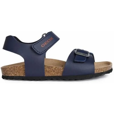 GEOX GHITA JONGENS Sandalen - MARINEBLAUW/ROOD - Maat 34