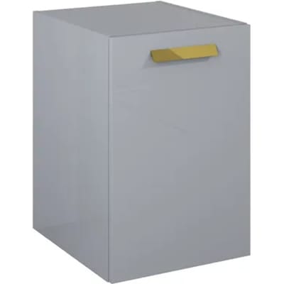 Elita Wastafelonderkast Ness 40cm - Lichtgrijs Glanzend - Met 1 Deur