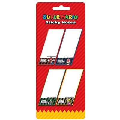 Pyramid Int. Super Mario Sticky Note Set-Mario / Toad / Luigi / Peach (Diversen) Nieuw