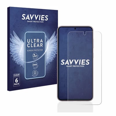 Savvies - Screenprotector voor Samsung Galaxy S23 - Folie Beschermfolie transparant 6 Stuks