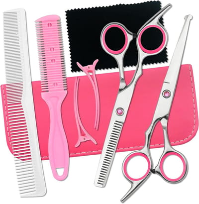 Professionele Veiligheid Haar Knip Schaar Set voor Kinderen - Roestvrijstalen Thinning Shears voor Thuis en Salon Gebruik