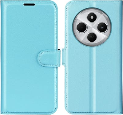 Coverup Hoesje - Geschikt voor Xiaomi Redmi 14C Hoesje - Coverup Book Case - Lichtblauw