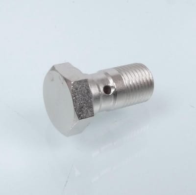 Vis raccord banjo de frein France Equipement Ø10mm pas 100 pour moto quad Neuf