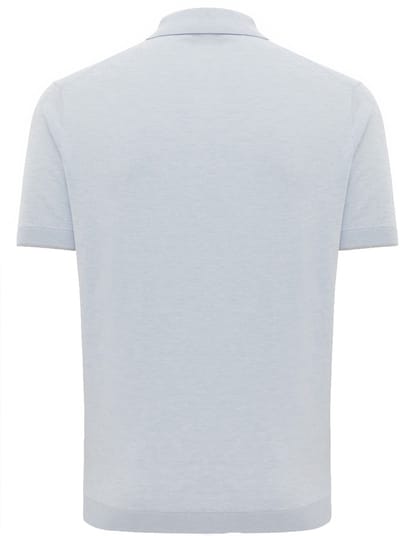 Gentiluomo poloshirt korte mouw lichtblauw