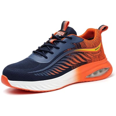 Veiligheidsschoenen voor heren Air Cushion Anti-smash Anti-perforatie Beschermende werkschoenen Onverwoestbare veiligheidslaarzen Stalen neus Werksneakers 39