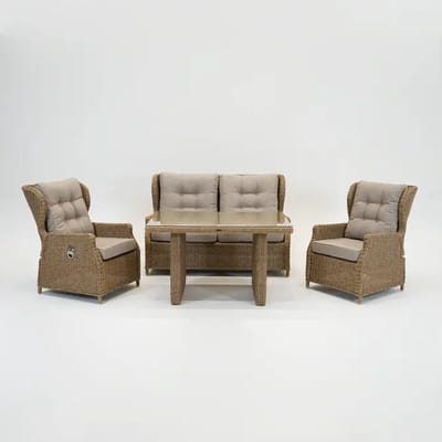 Ibiza loungeset rattan 4dlg