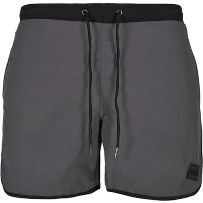 Urban Classics Zwembroek - Retro Swimshorts - S tot XXL - voor Mannen - actraciet