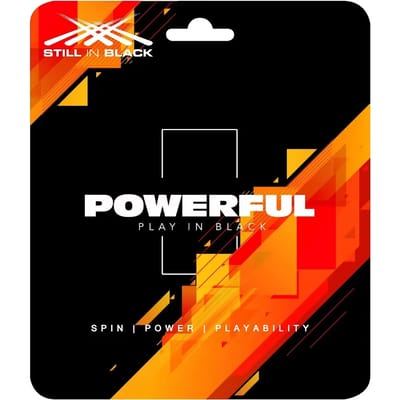 Tennissnaren Still in Black Powerful Spin 12 m