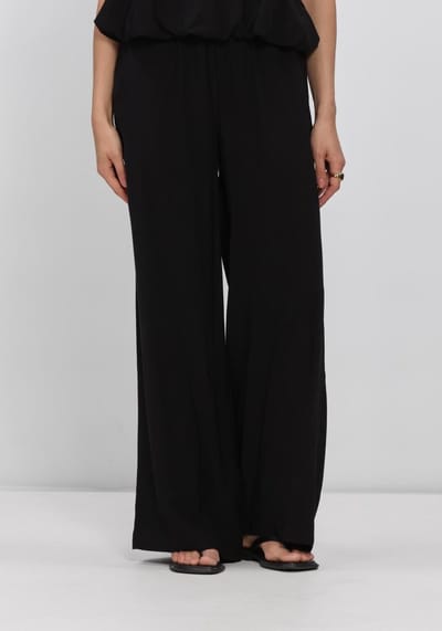 EDITED Cataleya Trousers Broeken Dames - Zwart - Maat 38