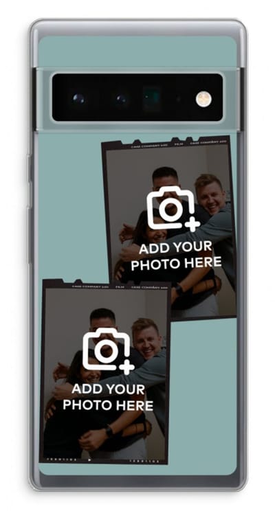 Gepersonaliseerd - Case Company® - Hoesje geschikt voor Google Pixel 6 Pro hoesje - Polaroid Zwart - Soft Cover Telefoonhoesje - Bescherming aan alle Kanten en Schermrand