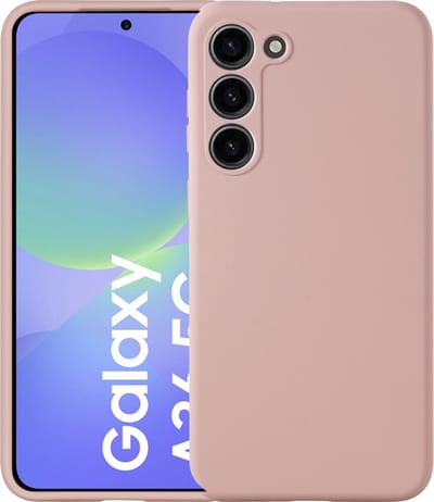 Hoesje geschikt voor Samsung Galaxy A36 hoesje zacht siliconen- Arara backcover - Licht Roze