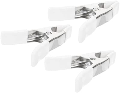3 Pack Achtergrond Klemmen, Robuuste Houtbewerkingsclips, Veerklemmen voor Achtergrondstand, Ideaal voor Bruidsjurken en Fotografie