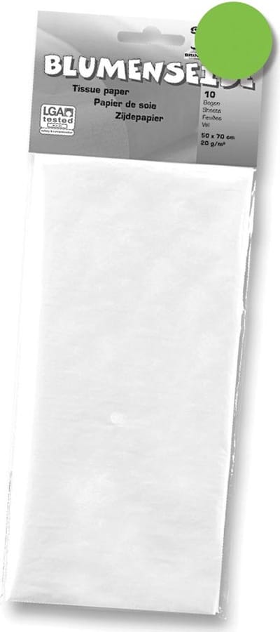 Folia zijdepapier lichtgroen