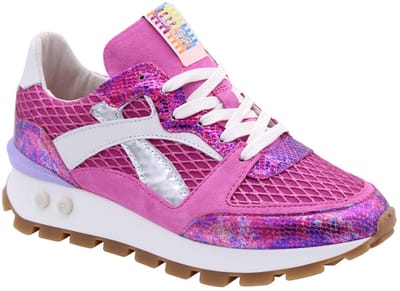 Floris van Bommel - BLOKKI 07.06 - Lage sneakersDames sneakers - Kleur: Roze - Maat: 37