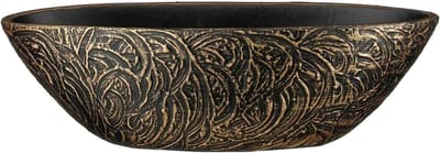 Mica Decorations Bloempot Arthur - 48x19x15 cm - Terracotta - Goud