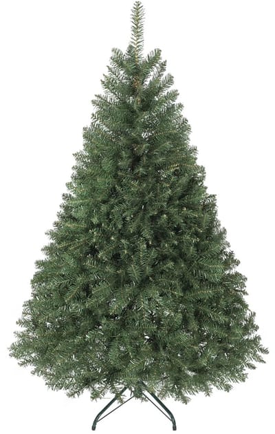 kerstboom - Kunstkerstboom - Realistisch uiterlijk - Vlamvertragend - Stabiele metalen voet - 150 cm - Groen