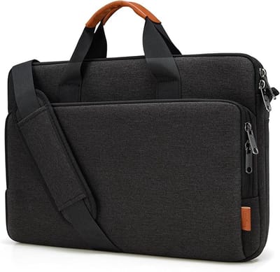 Waterbestendige laptoptas met schouderband voor 15,6 inch notebooks