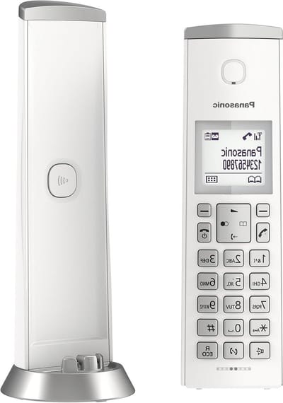 Draadloze Telefoon - DECT Telefoon - Thuis Bellen - Met Antwoordapparaat - 15 inch LCD - Wit